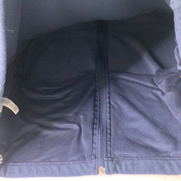 Columbia Mens XL Navy Blue Full Zip Long Sleeve Jacket Cinch Waist READ - Picture 8 of 11